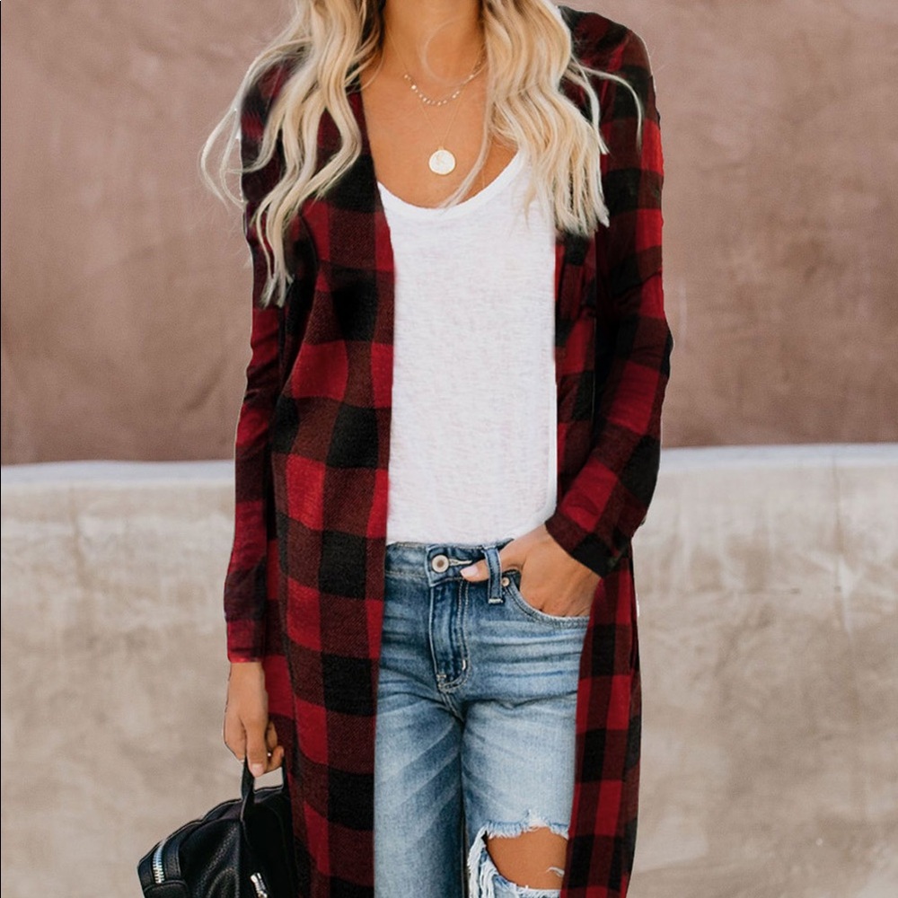 Plaid Duster